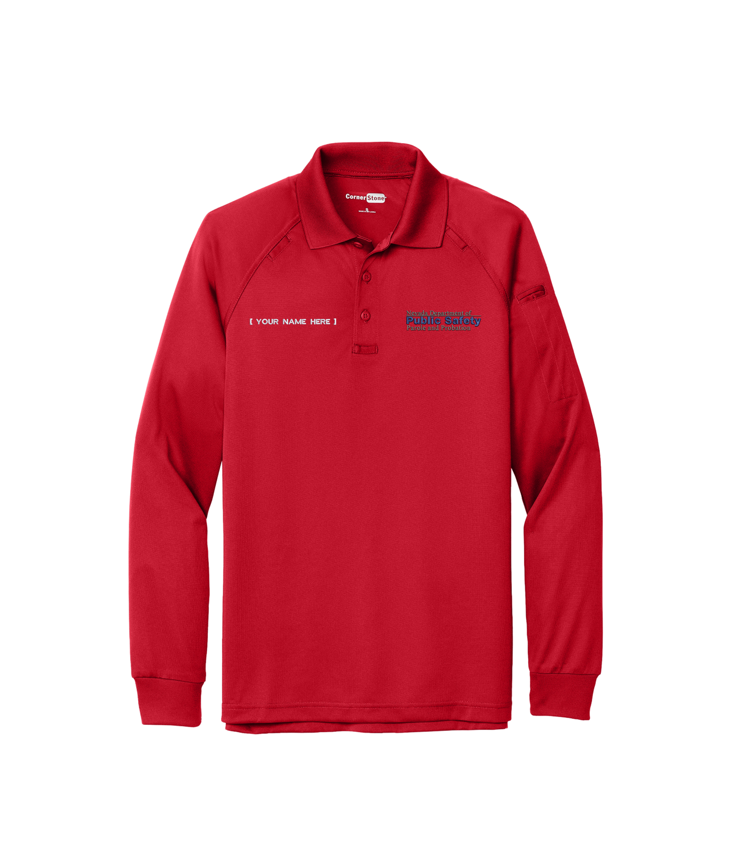 CornerStone Long Sleeve Select Snag-Proof Tactical Polo - NDPS