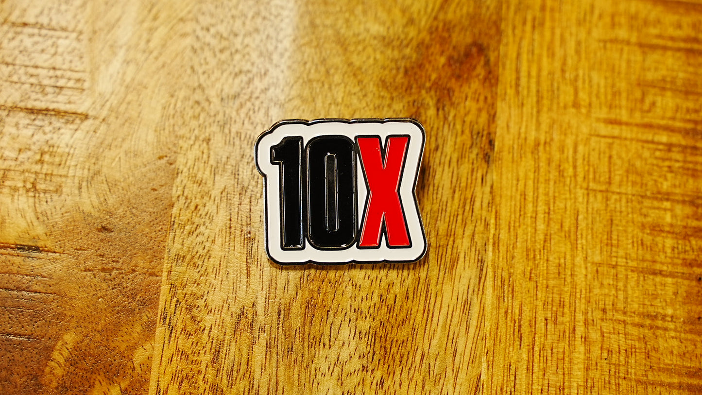 10X Lapel Pin