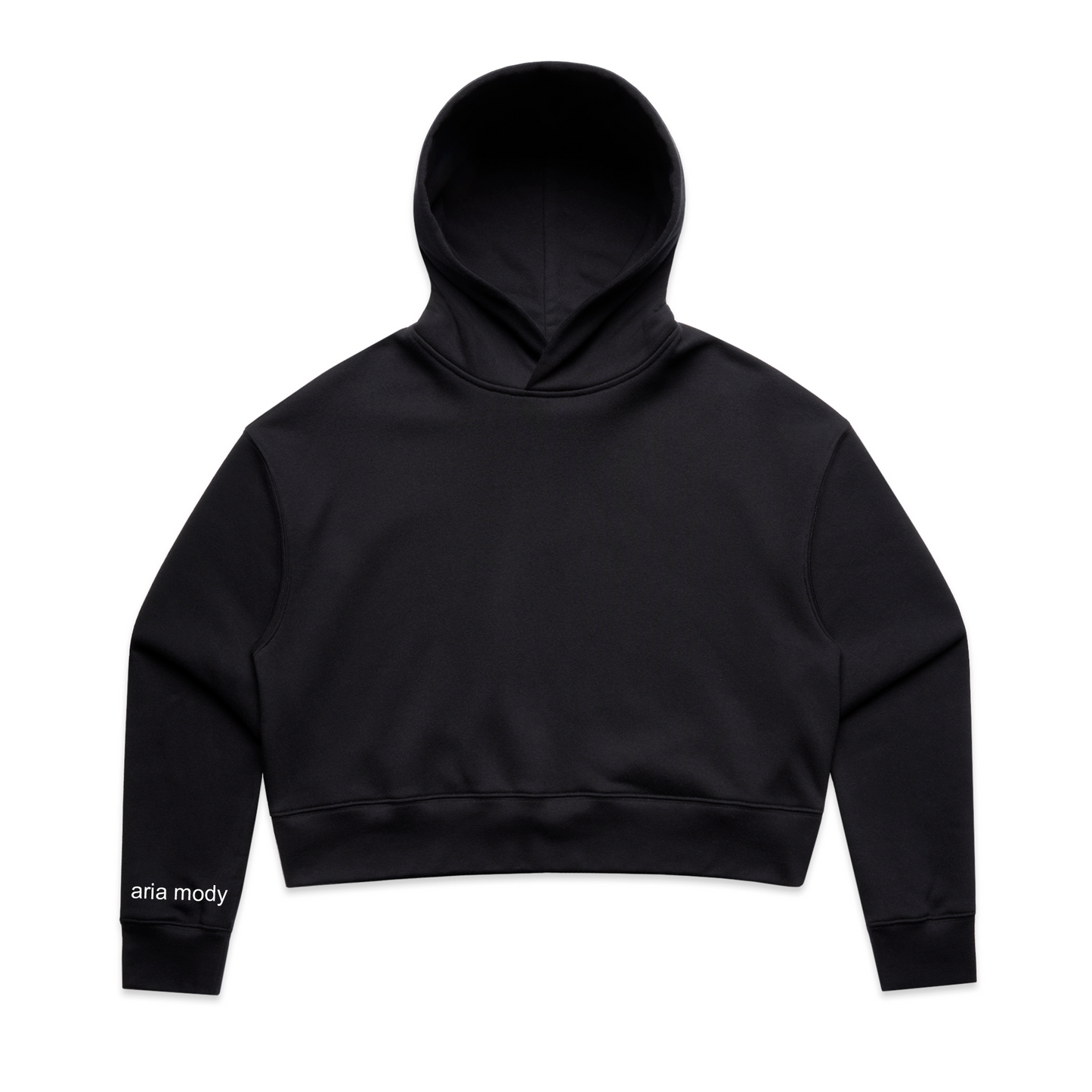 "Aria Mody" Black Photo Hoodie