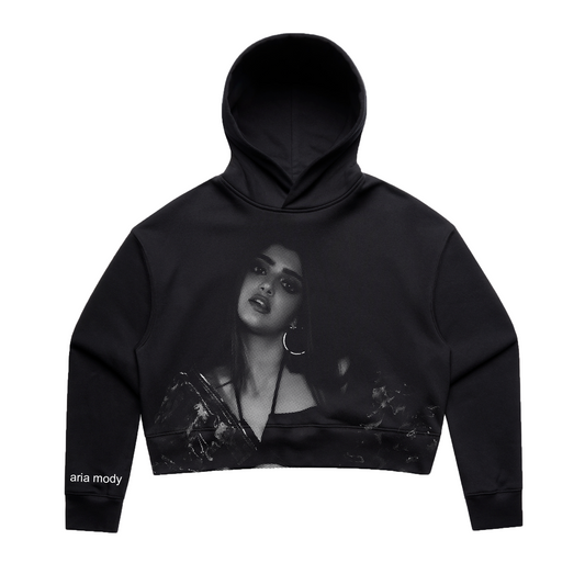 "Aria Mody" Black Pose Hoodie