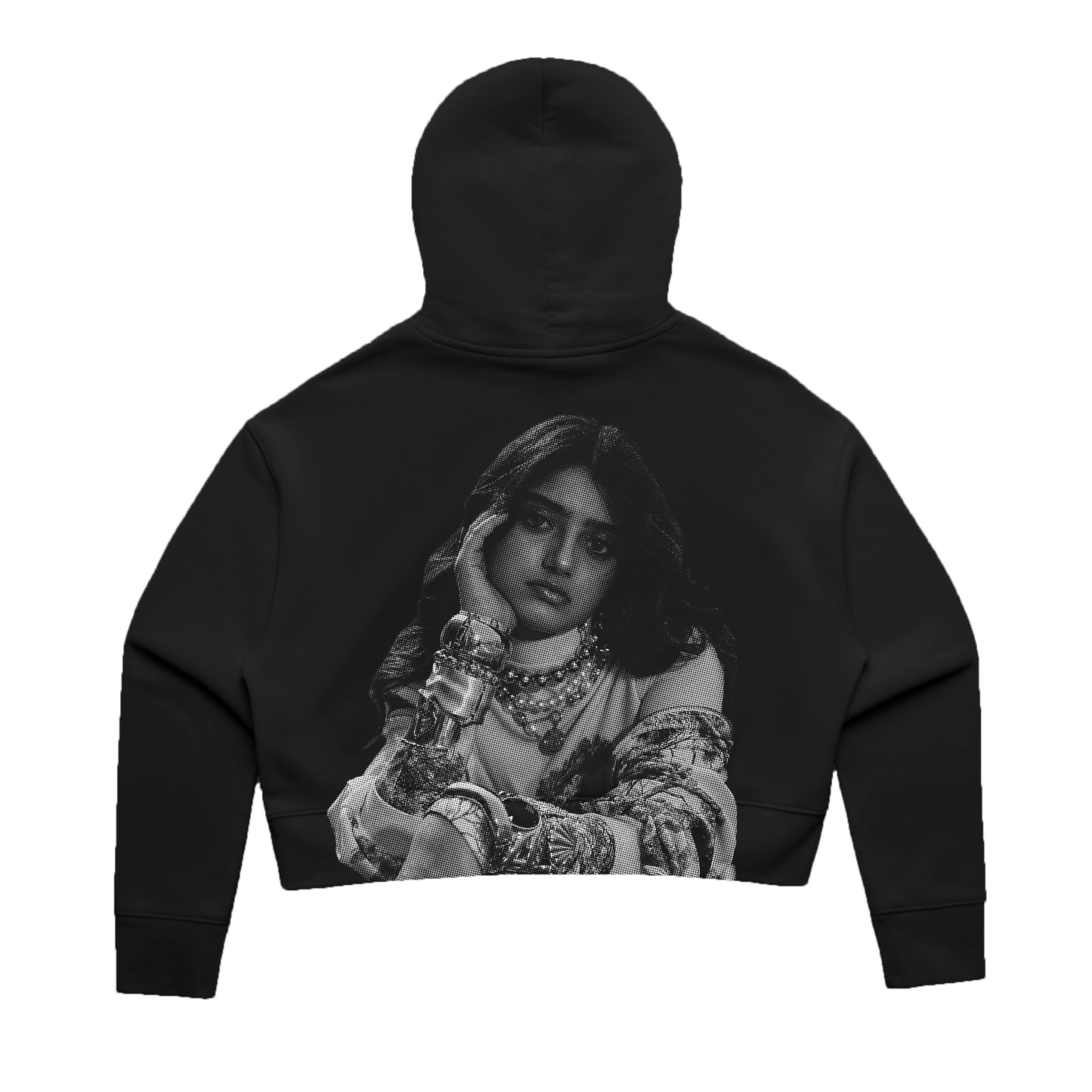 "Aria Mody" Black Photo Hoodie