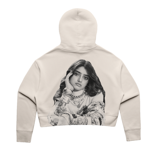 "Aria Mody" Bone Photo Hoodie