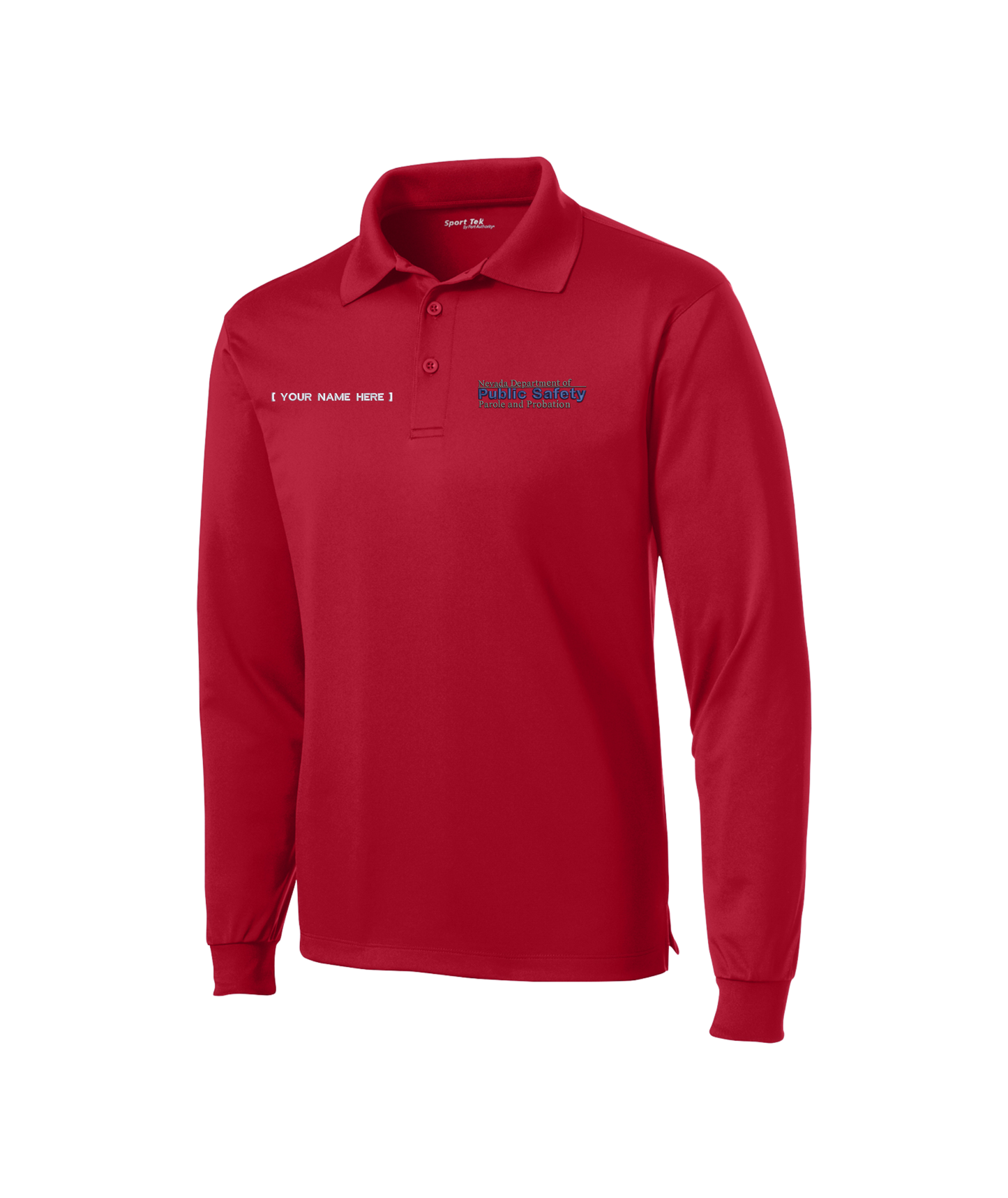 Sport-Tek Long Sleeve Micropique Sport-Wick Polo - NDPS