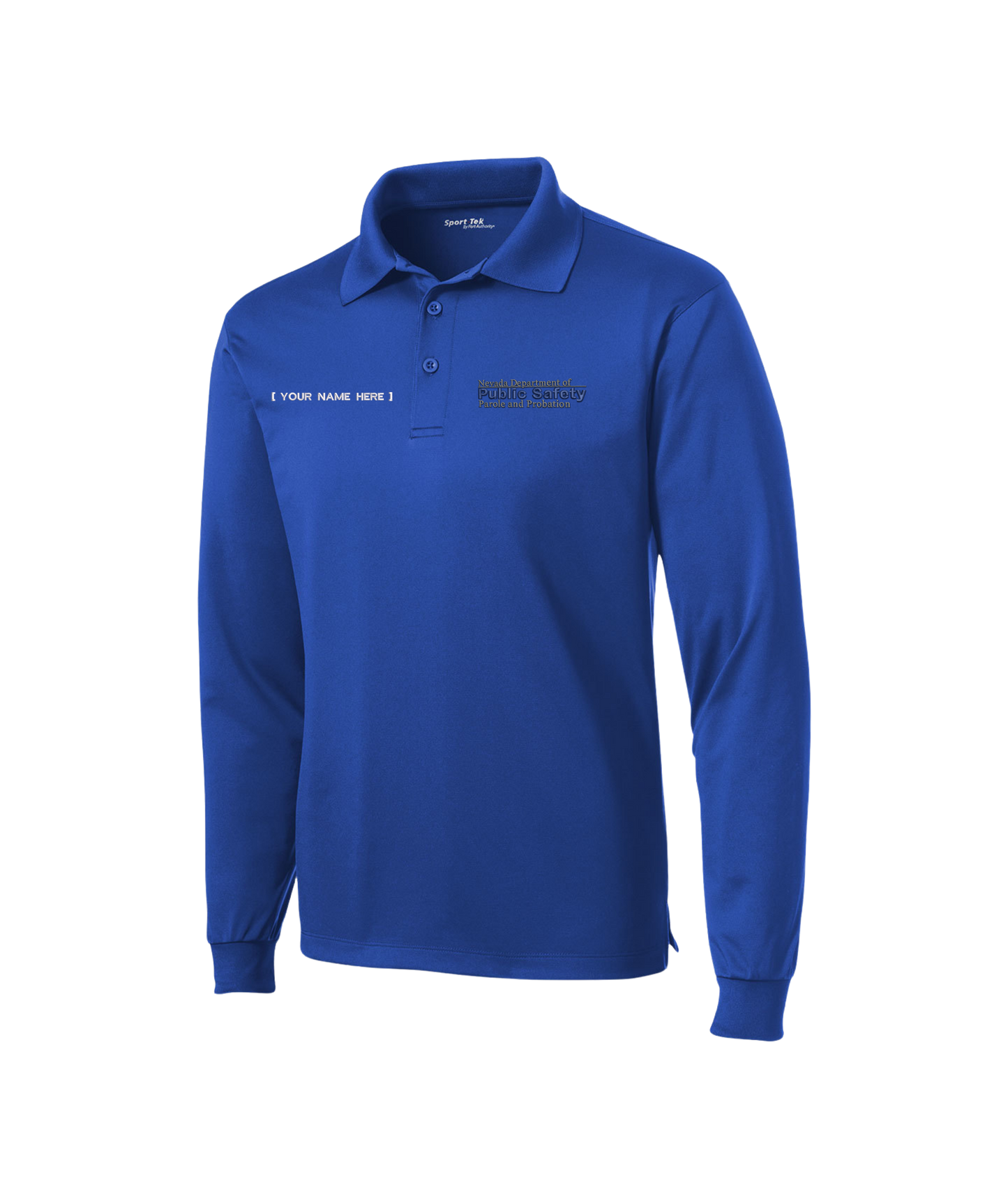 Sport-Tek Long Sleeve Micropique Sport-Wick Polo - NDPS