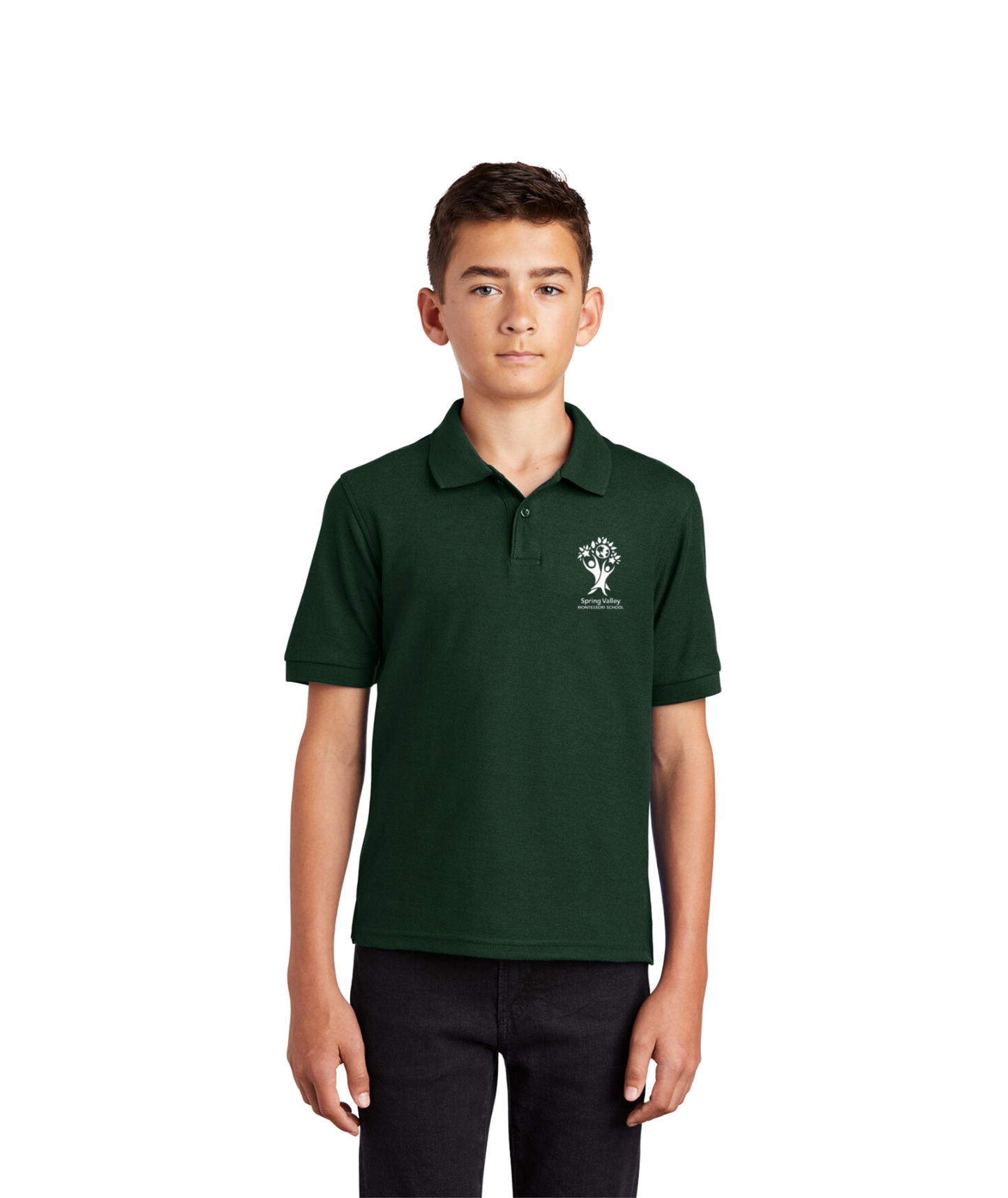 SVMS Pique Knit Polo Shirt