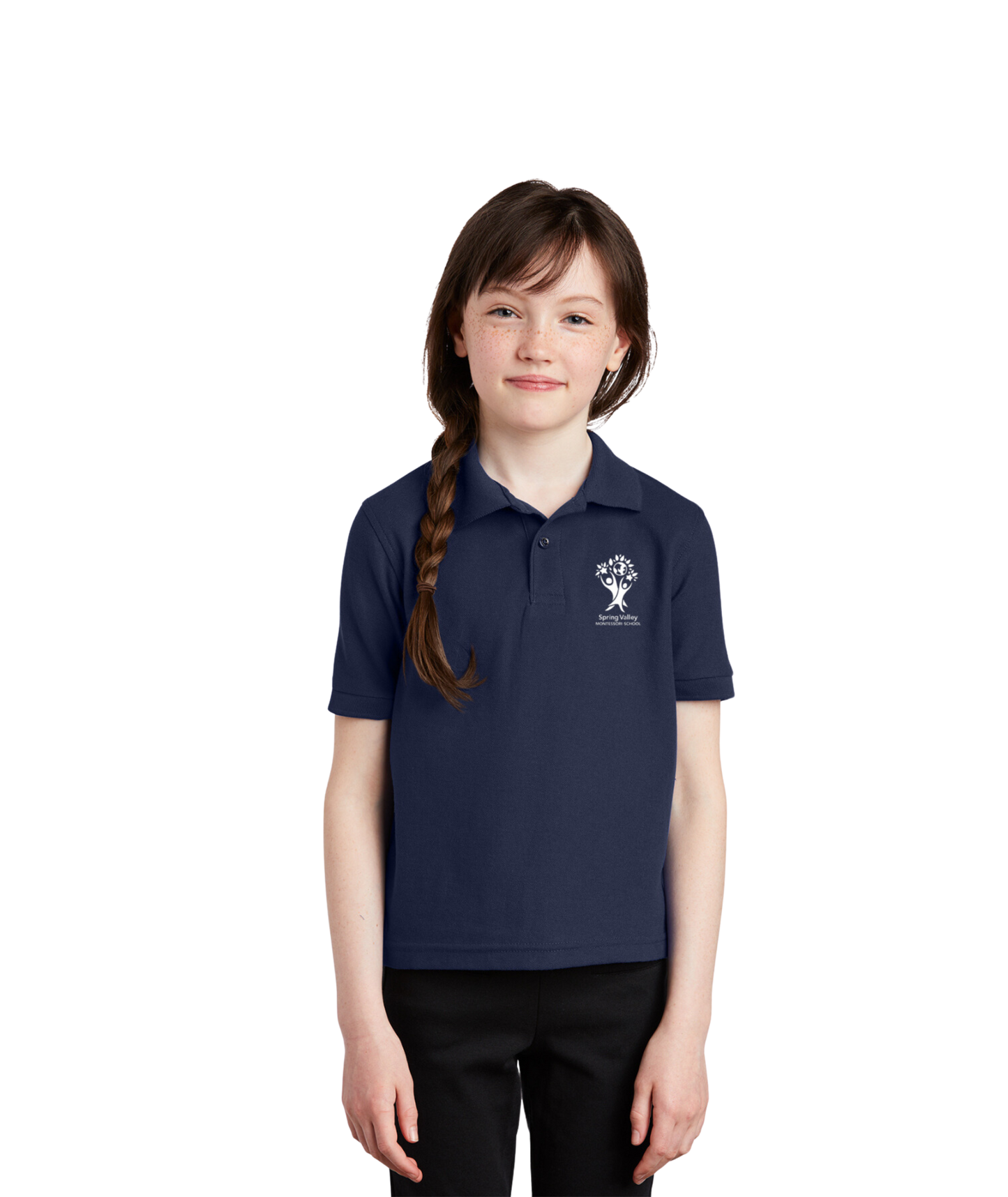 SVMS Pique Knit Polo Shirt