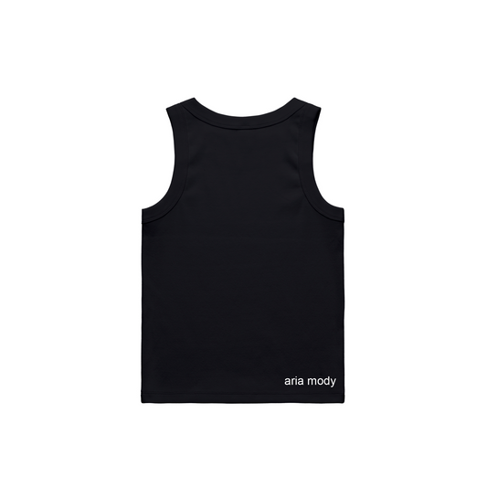 "Nashaa" Black Tank Top