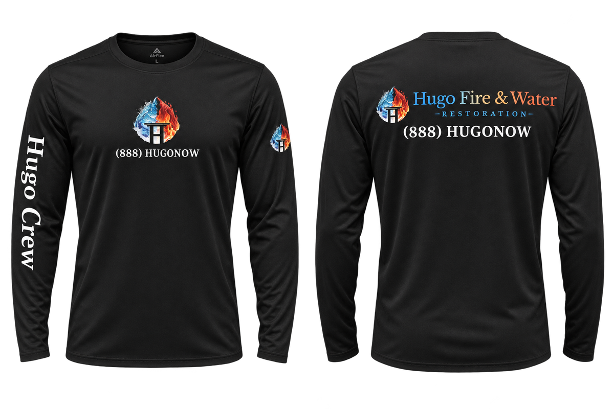 Hugo Crew AirFlex Long Sleeve Tee mockup