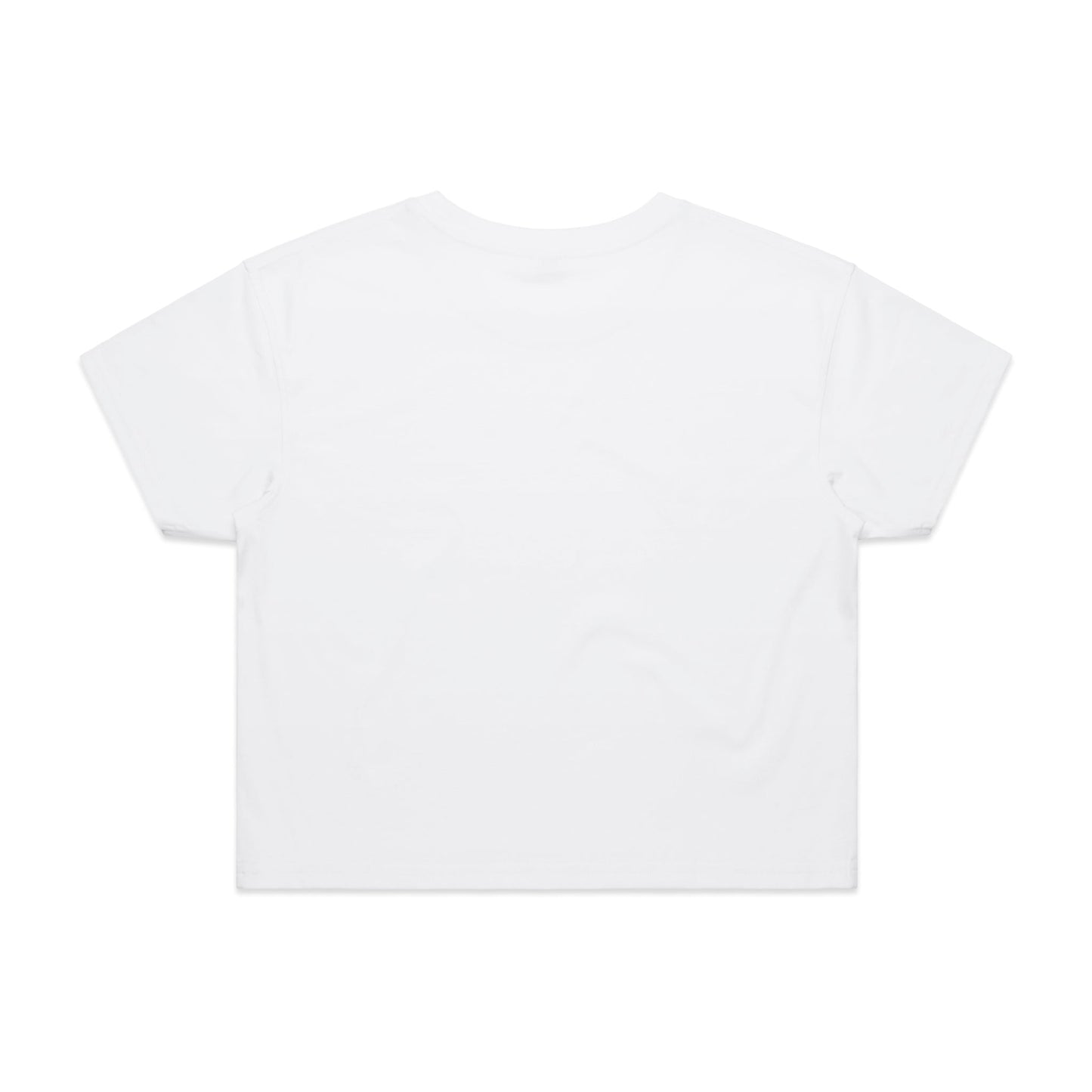 "I Hate Aria Mody" White Cropped T-shirt