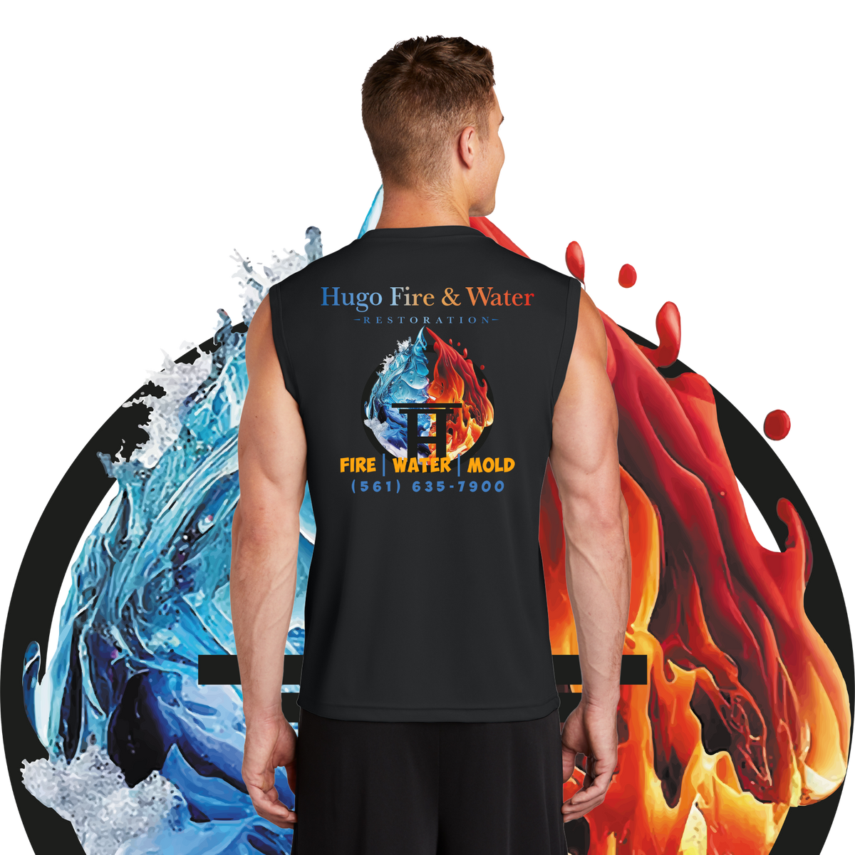 Hugo Sleeveless Competitor Tee