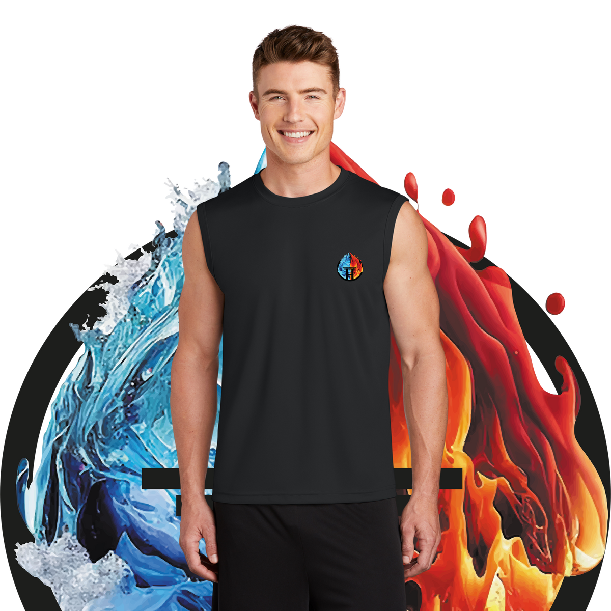 Hugo Sleeveless Competitor Tee