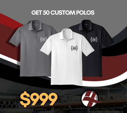 50 Polos Promo Package