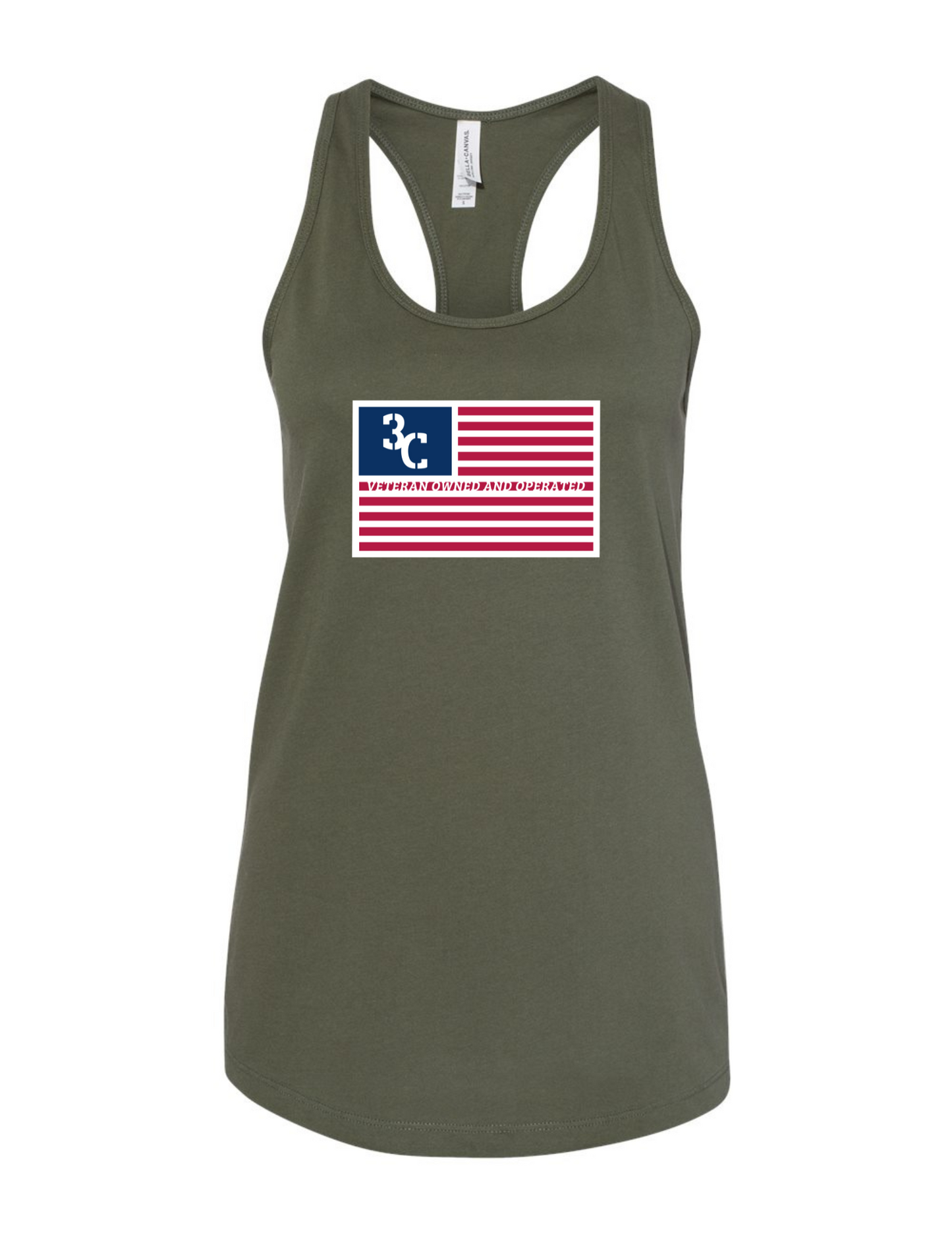 3C Flag Racerback Tanktop