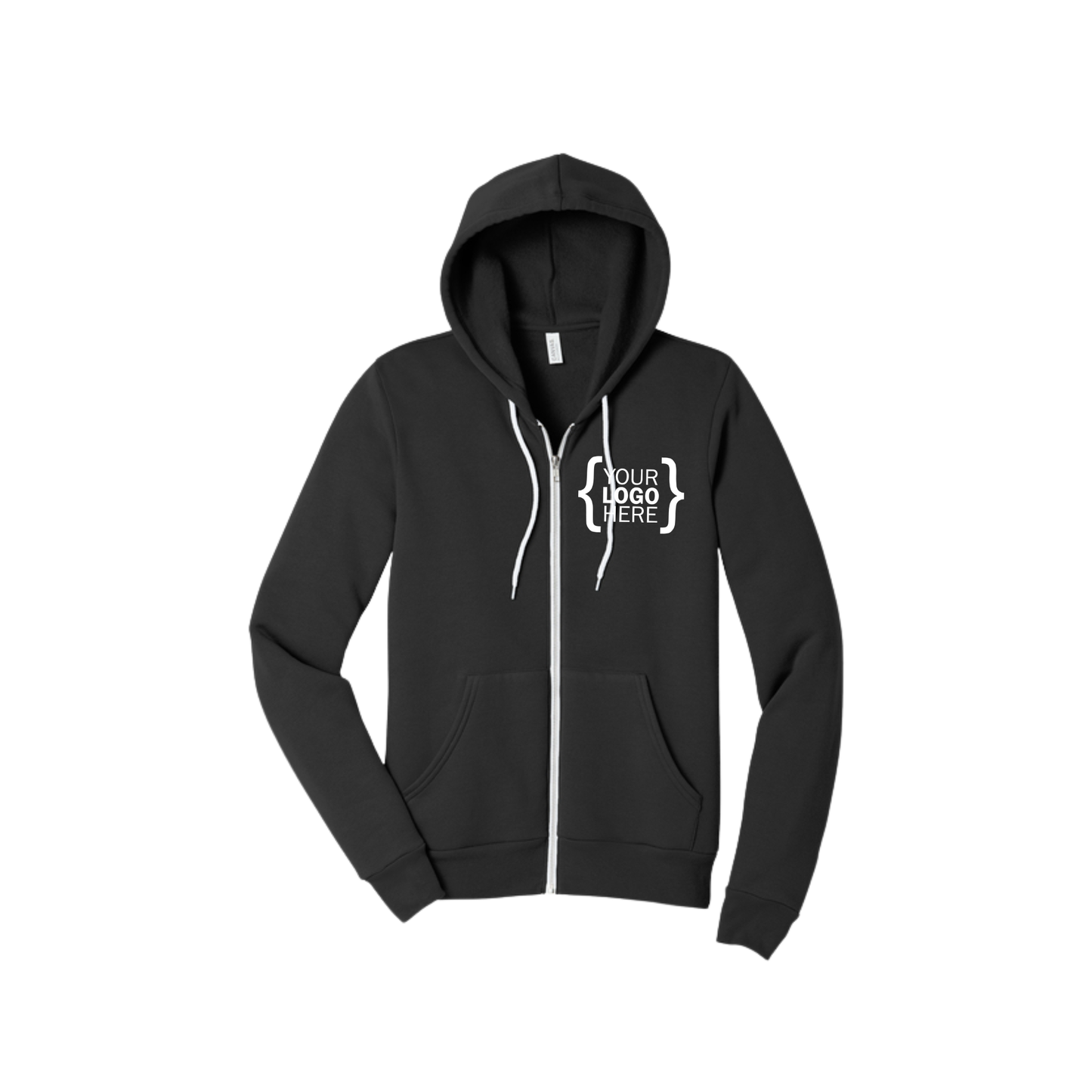 BELLA+CANVAS® Unisex Sponge Fleece Full-Zip Hoodie