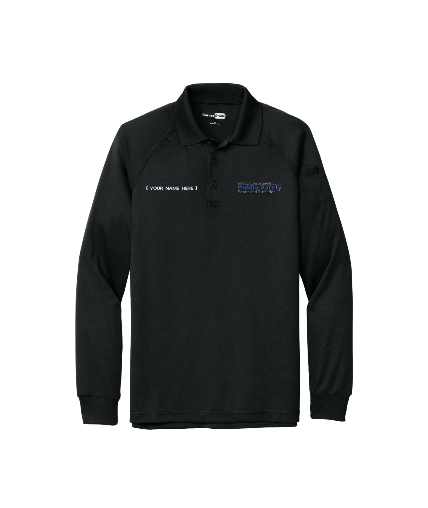 CornerStone Long Sleeve Select Snag-Proof Tactical Polo - NDPS