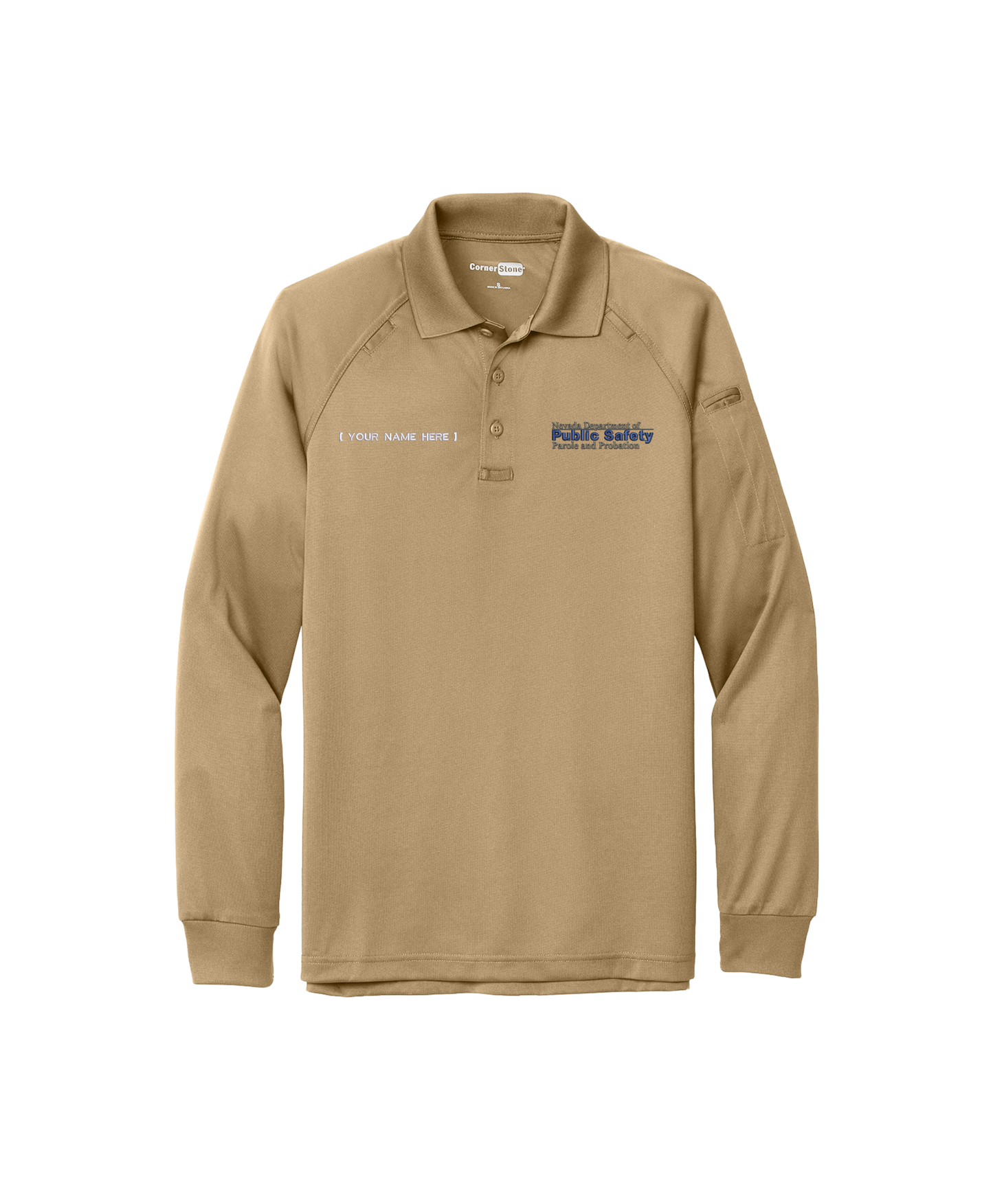 CornerStone Long Sleeve Select Snag-Proof Tactical Polo - NDPS