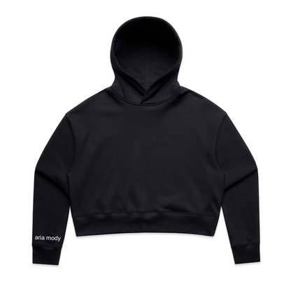 "Aria Mody" Black Photo Hoodie