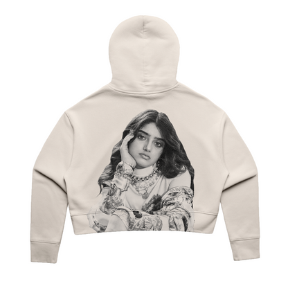 "Aria Mody" Bone Photo Hoodie