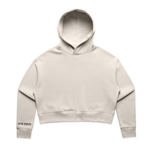 "Aria Mody" Bone Photo Hoodie