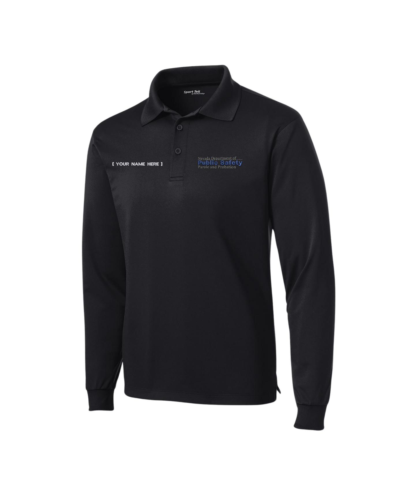 Sport-Tek Long Sleeve Micropique Sport-Wick Polo - NDPS
