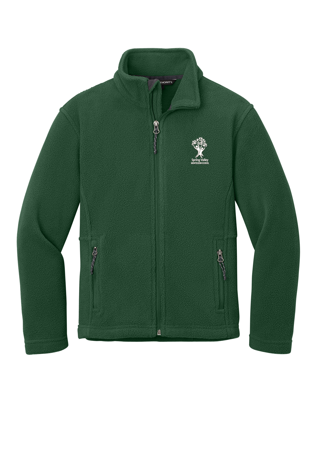 SVMS Youth Fleece Jacket - Forest Green