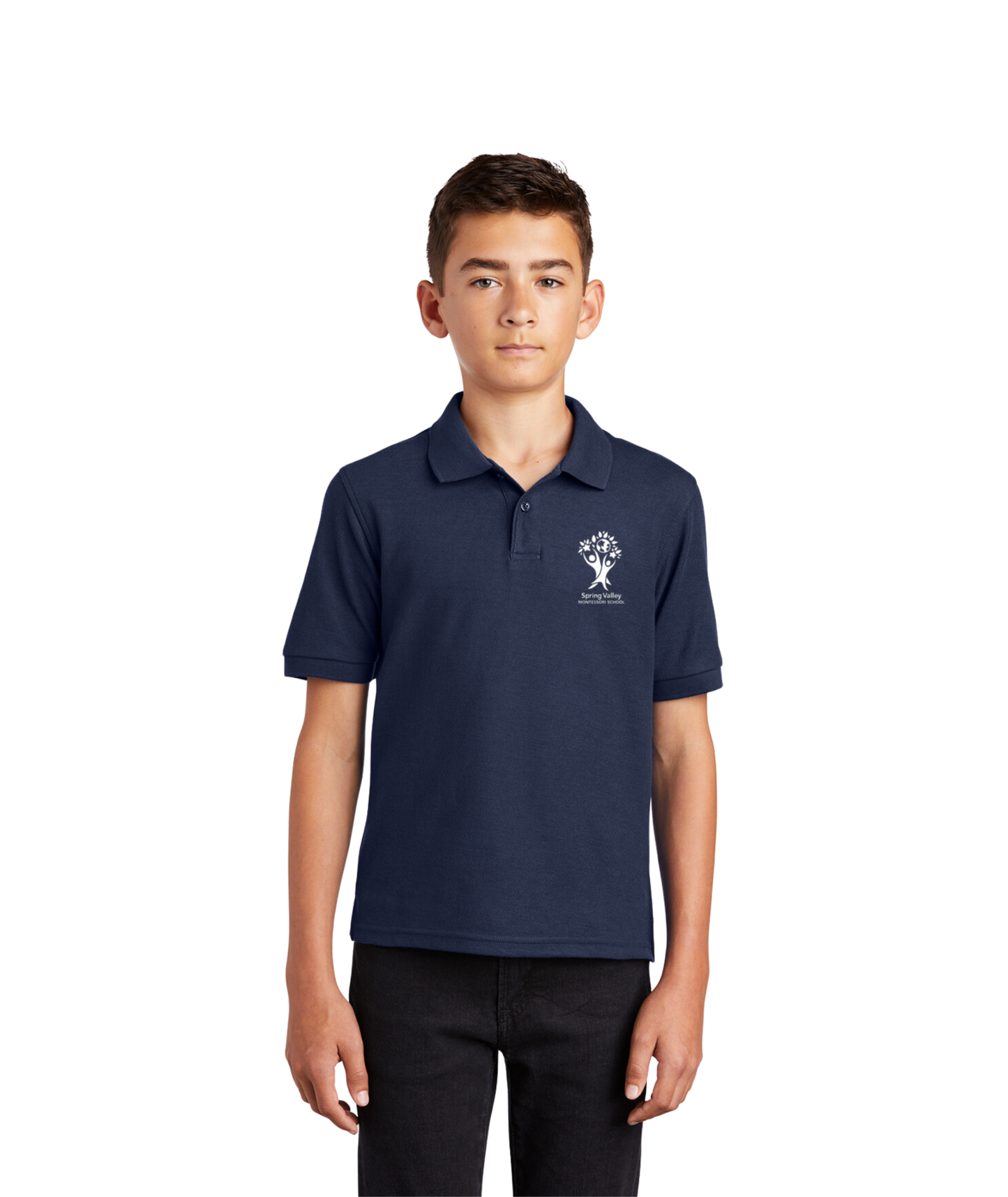 SVMS Pique Knit Polo Shirt