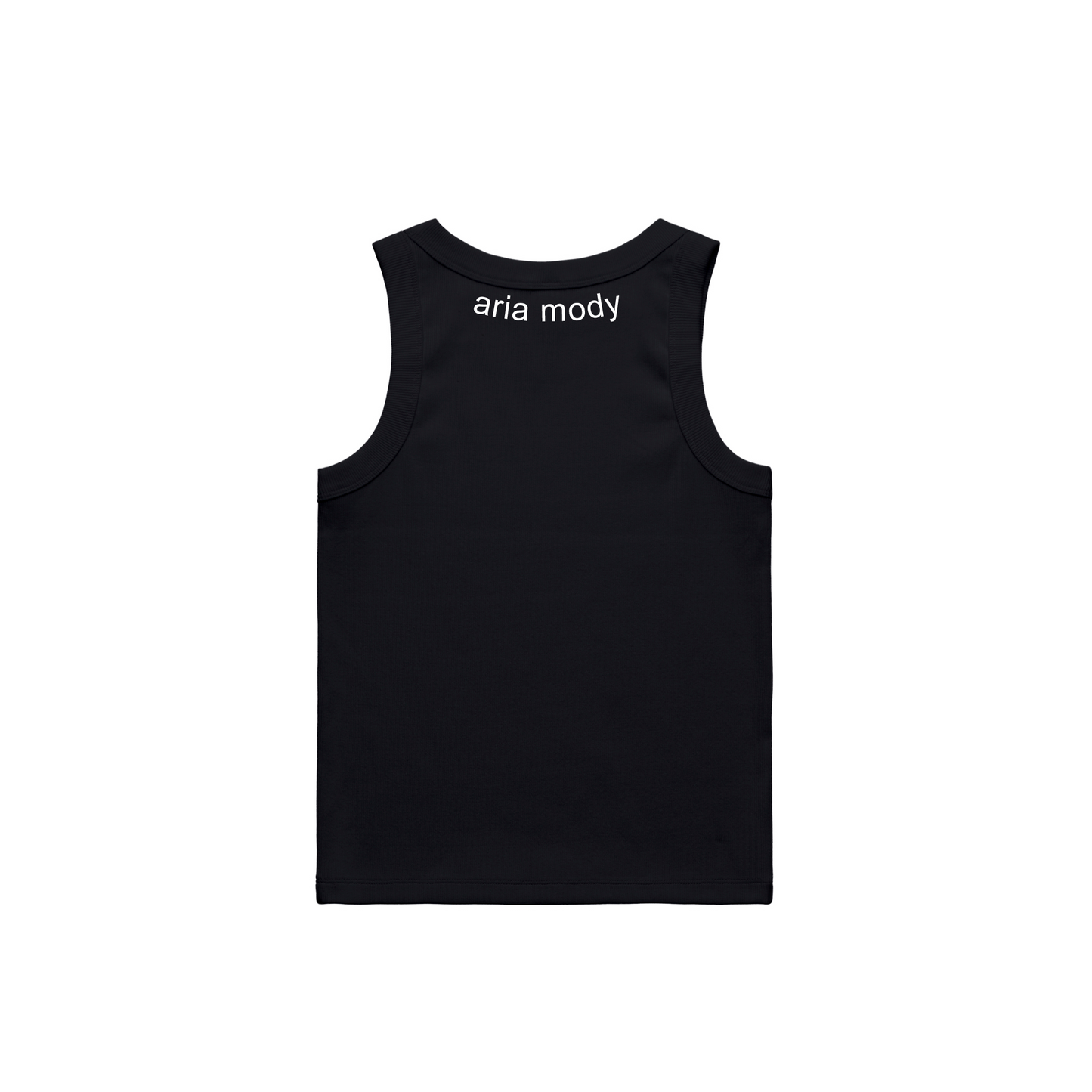 "Aag" Black Tank Top