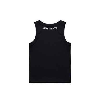 "Aag" Black Tank Top