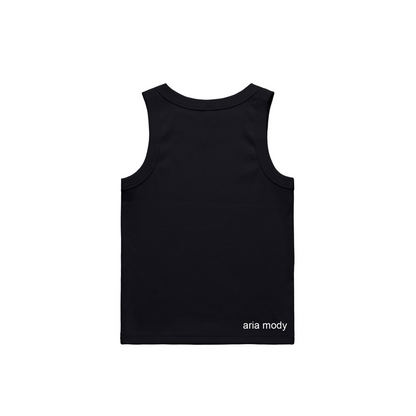 "Nashaa" Black Tank Top