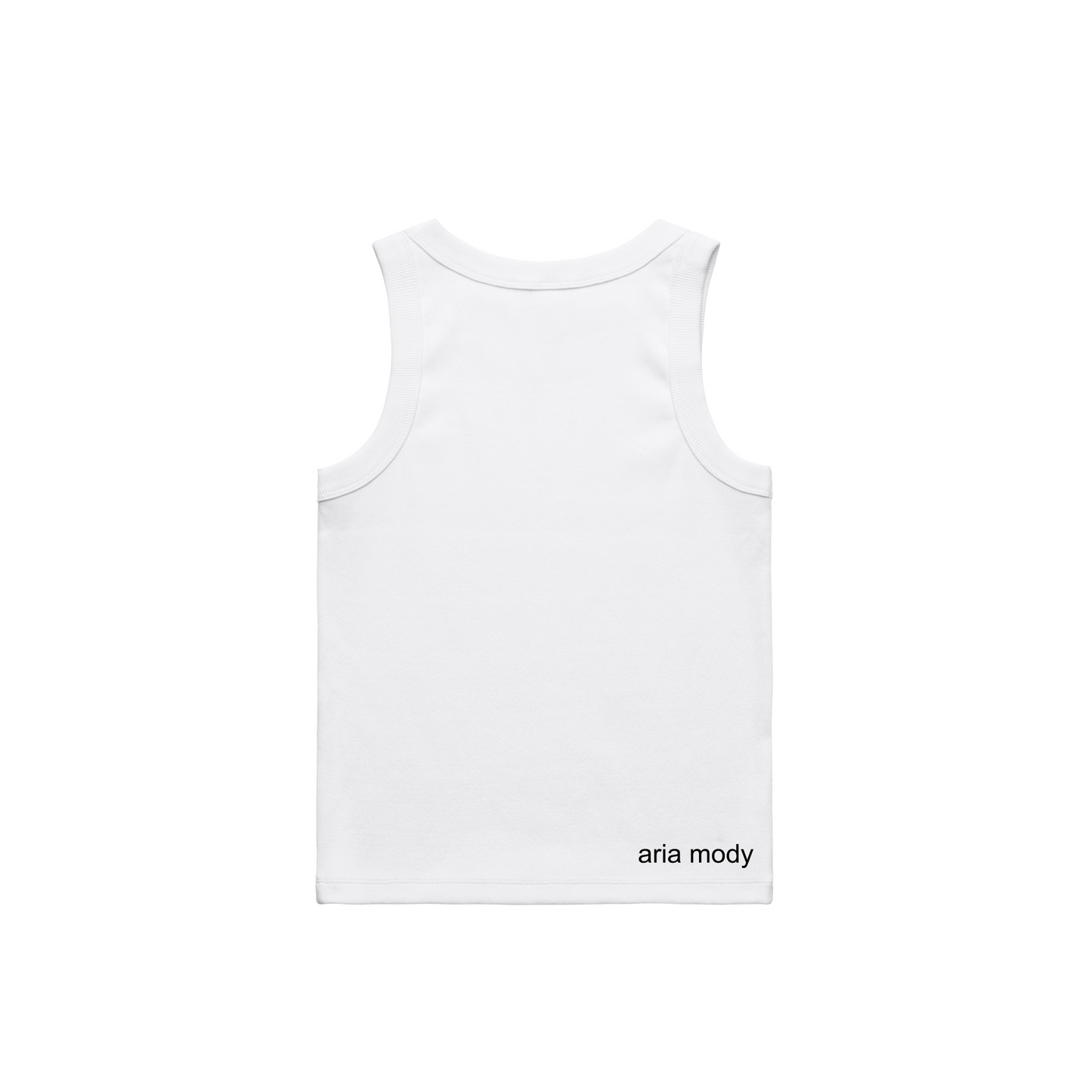 "Nashaa" White Tank Top