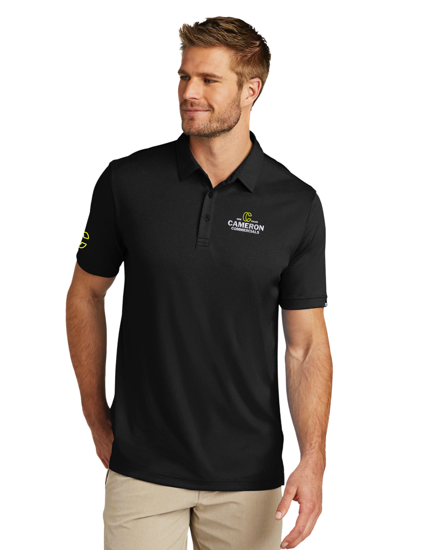 Cameron Commercials TravisMathew Coto Performance Polo