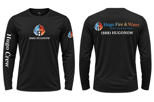 Hugo Crew AirFlex Long Sleeve Tee mockup