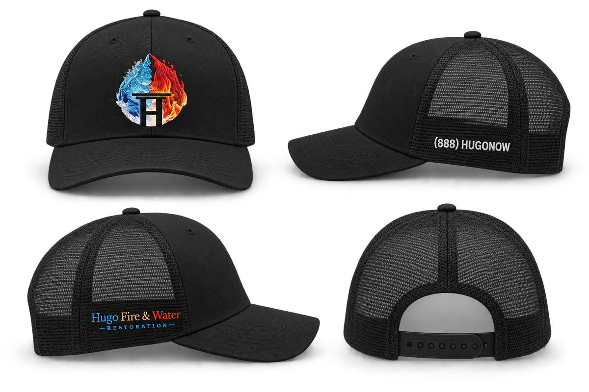 Hugo Trucker Hat mockup