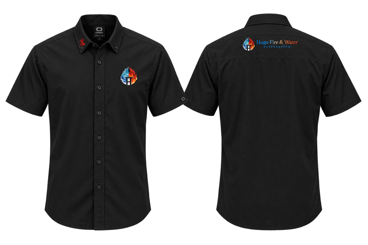 Hugo OGIO Commuter Woven Shirt mockup