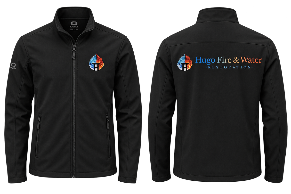 Hugo OGIO Stealth Full-Zip Jacket mockup