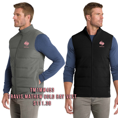 scan.com TravisMathew Cold Bay Vest - Gray and Black